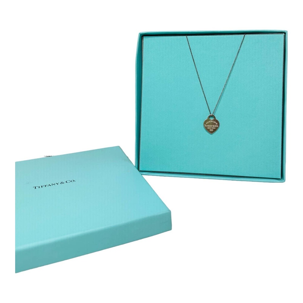 Tiffany & Co Vintage Return To Tiffany Heart Necklace… Gem